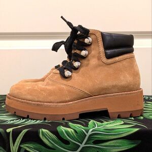 EUC 3.1 Phillip Lim 36 Women's Dylan Silver Hook Lacing Hiking Boot